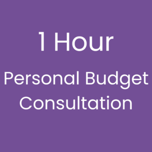 1 Hour Personal Budget Consultation